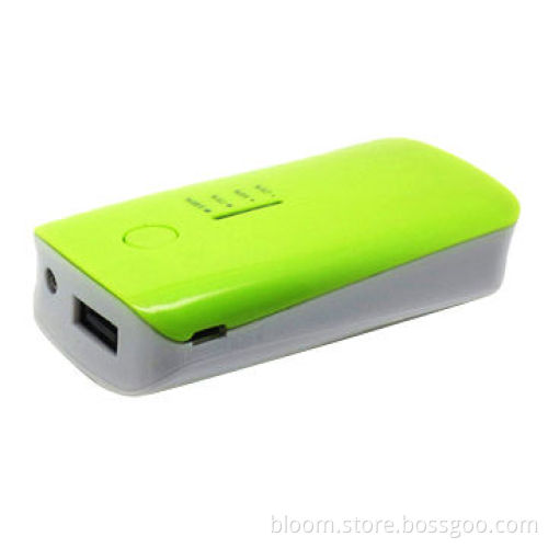 Mobile Phone Charger with 5,000mAh Capacity for iPhone, iPad and 1W LED FlashlightNew